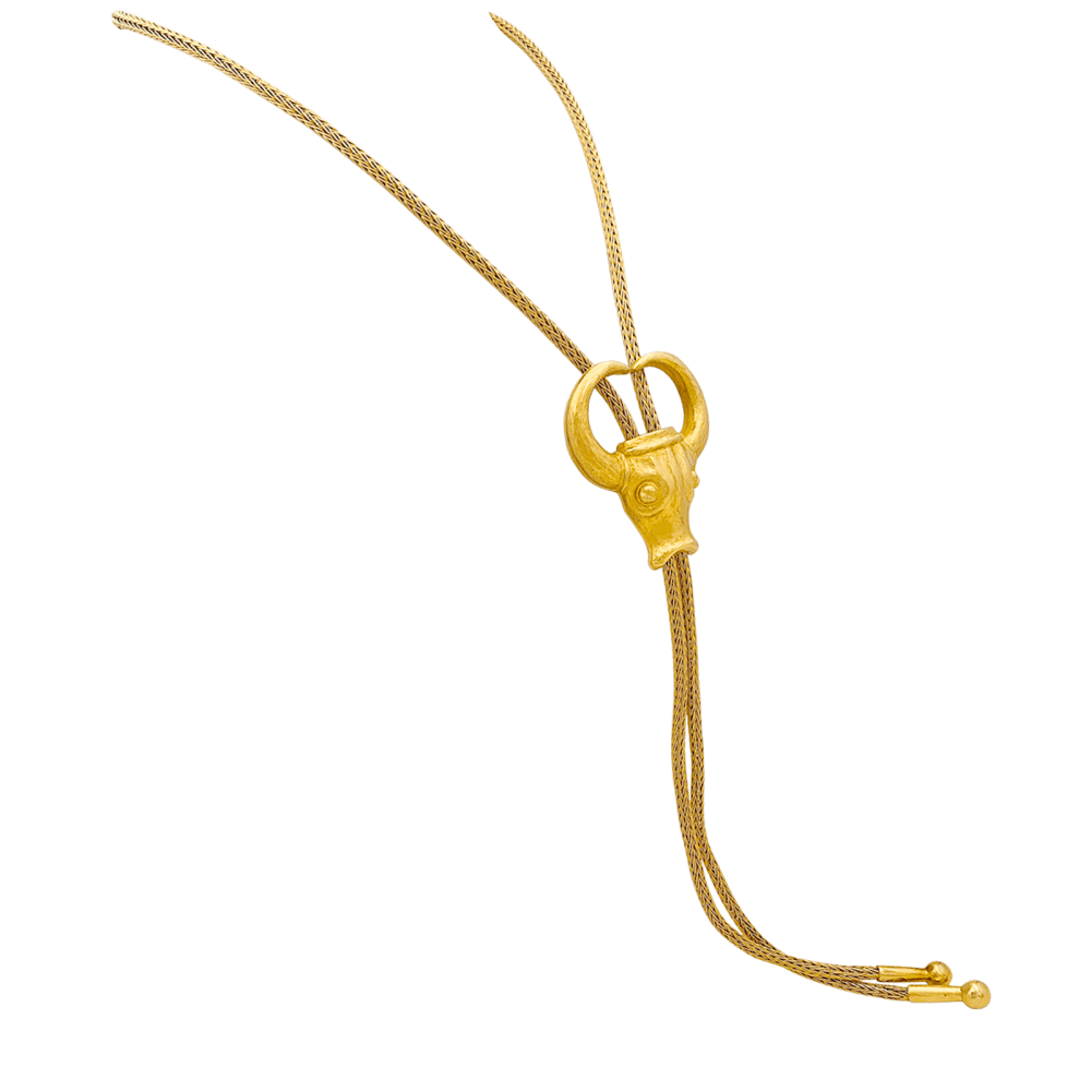 Collier Sautoir LALAOUNIS "Taureau" en or jaune - Castafiore