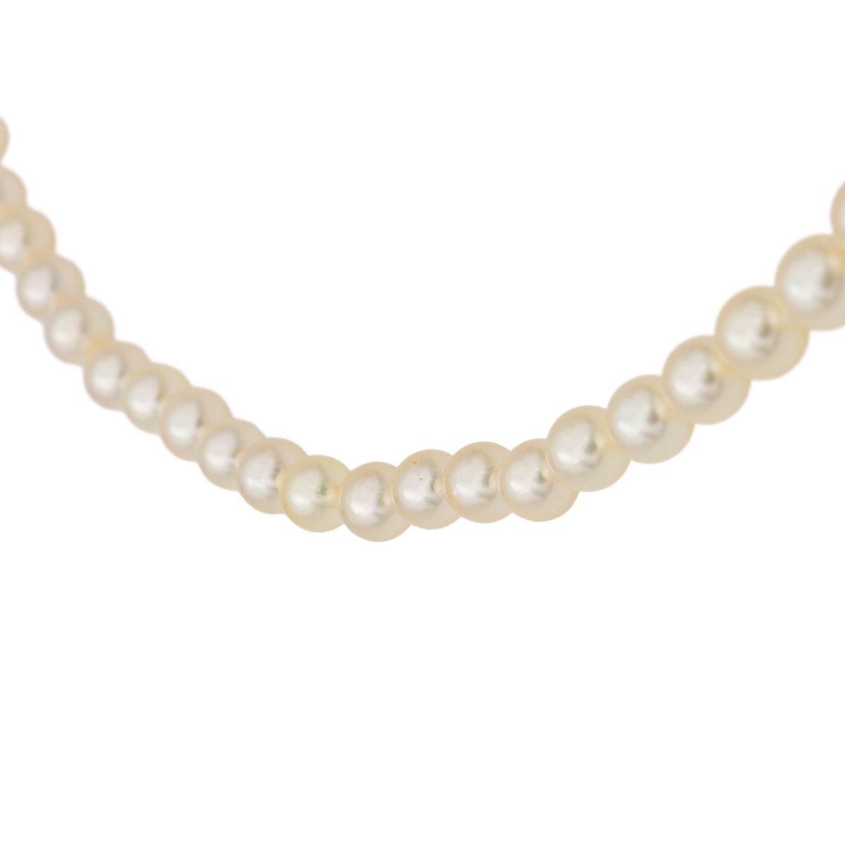 Collier Sautoir or blanc et perles - Castafiore