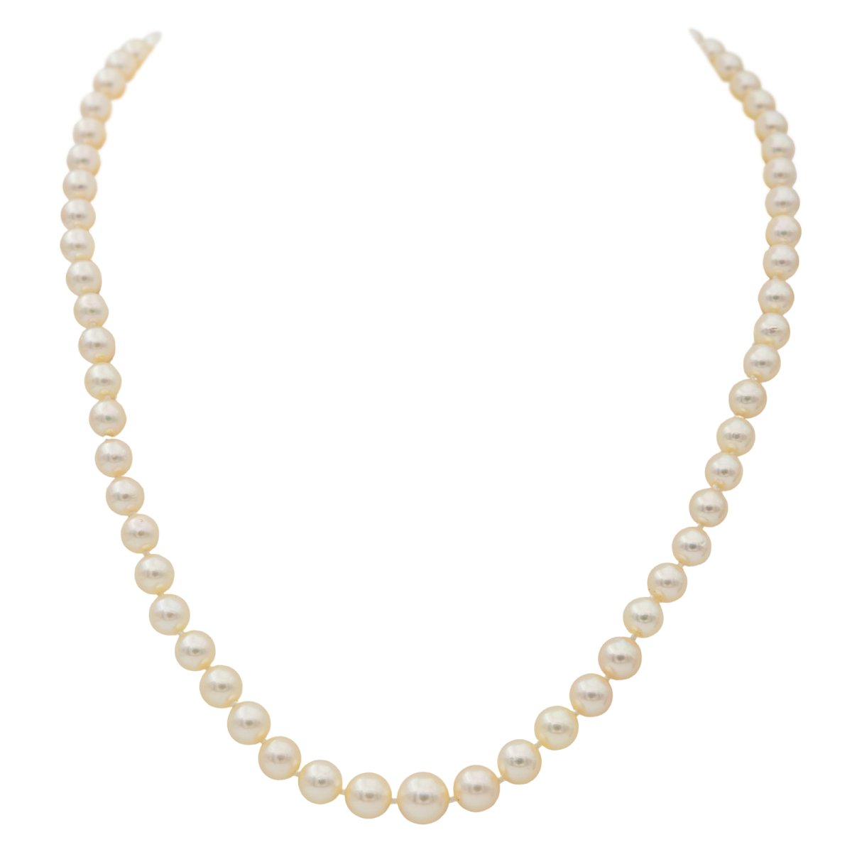 Collier Sautoir or blanc et perles - Castafiore