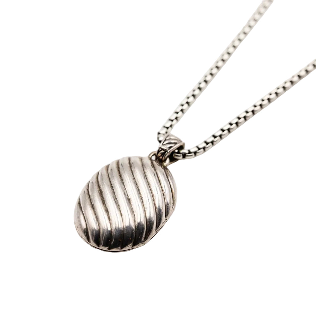 Collier Sautoir Pendentif DAVID YURMAN en argent - Castafiore