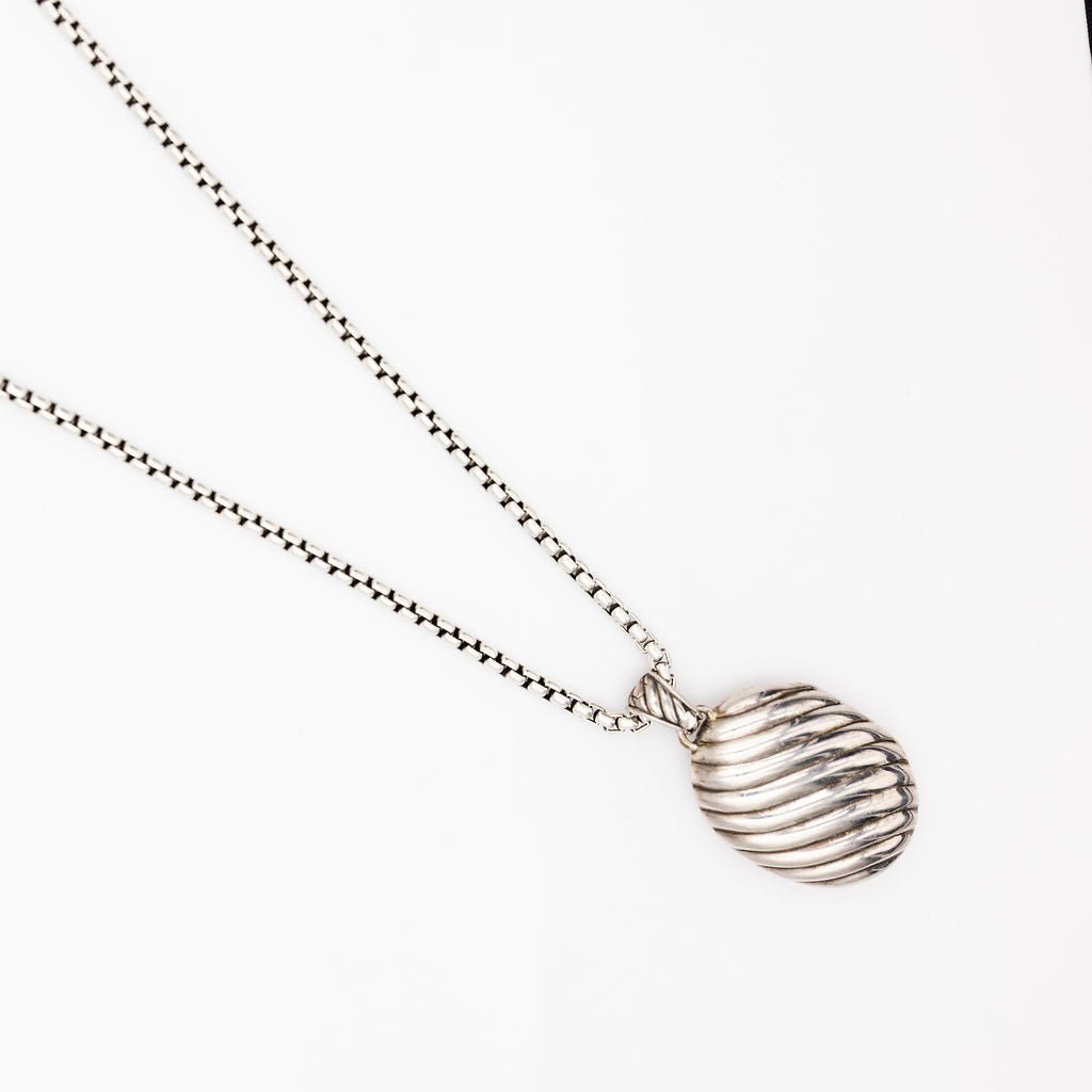 Collier Sautoir Pendentif DAVID YURMAN en argent - Castafiore