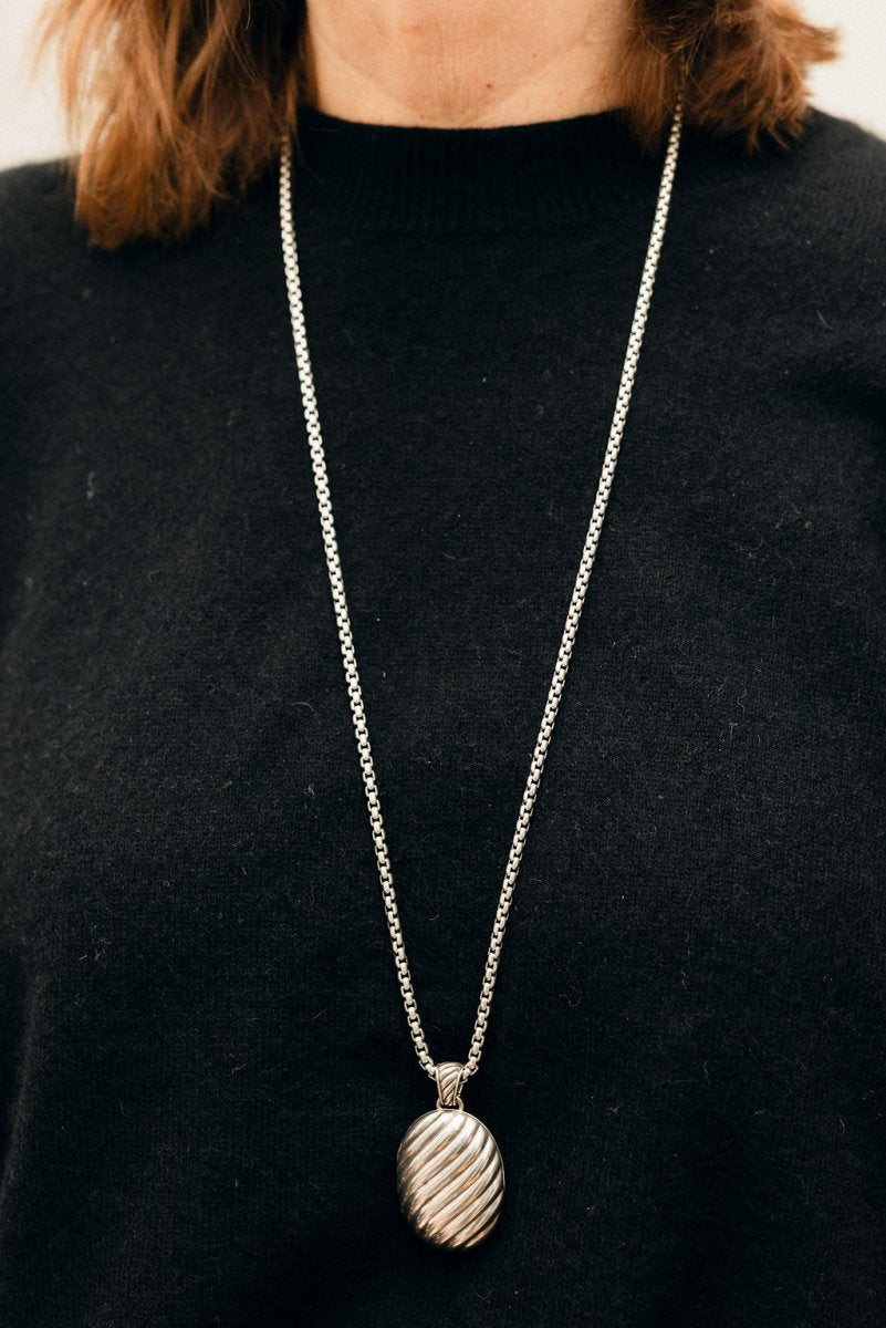 Collier Sautoir Pendentif DAVID YURMAN en argent - Castafiore