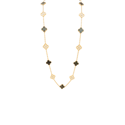 Sautoir Van Cleef & Arpels, "Vintage Alhambra", rose gold, mother-of-pearl and diamonds.