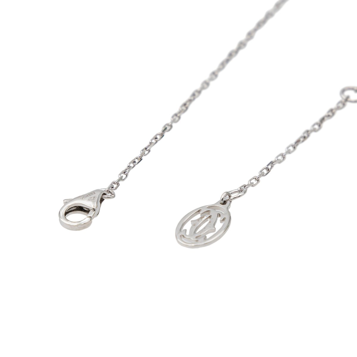 Collier Solitaire CARTIER "Cartier d'amour" en or blanc et diamant - Castafiore