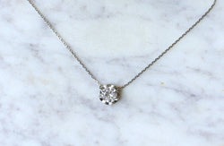 Collier solitaire diamant 1.24 Cts - Castafiore