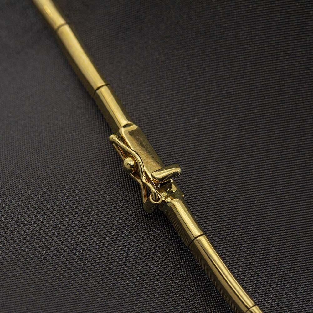 Collier SOLITAIRE en or bicolore et diamants - Castafiore