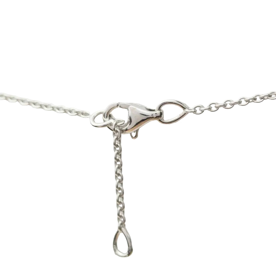Collier solitaire en or blanc et diamant 0.70ct - Castafiore
