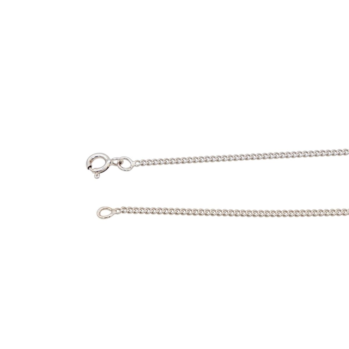 Collier Solitaire Or Blanc Diamant - Castafiore