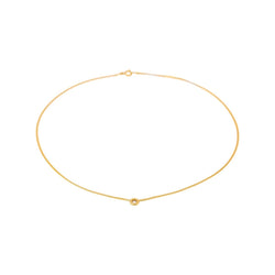 Collier Solitaire Or jaune Diamant - Castafiore