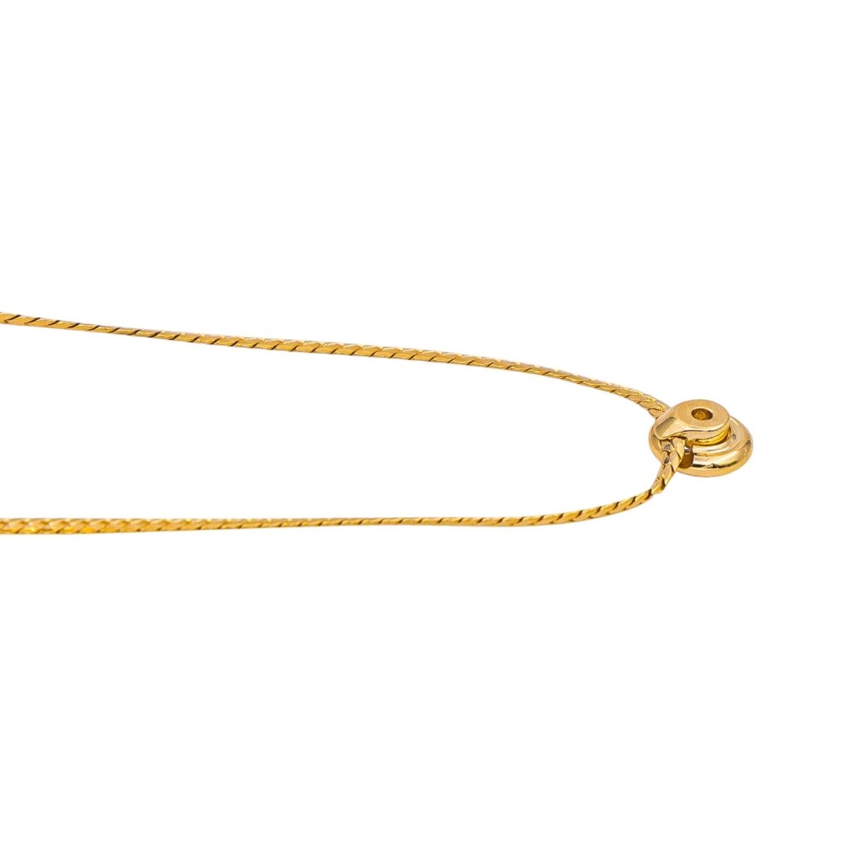 Collier Solitaire Or jaune Diamant - Castafiore
