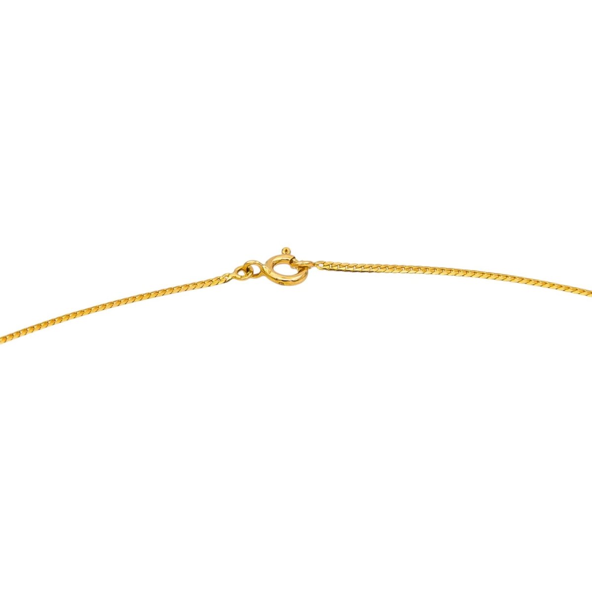 Collier Solitaire Or jaune Diamant - Castafiore