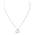 Collier Tiffany & Co Coeur Open heart Platine Diamant - Castafiore