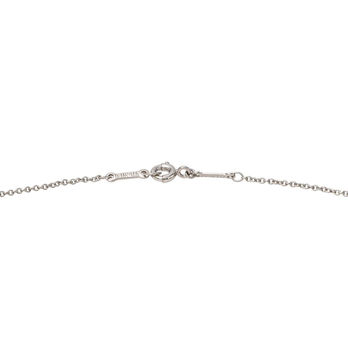 Collier Tiffany & Co Coeur Open heart Platine Diamant - Castafiore