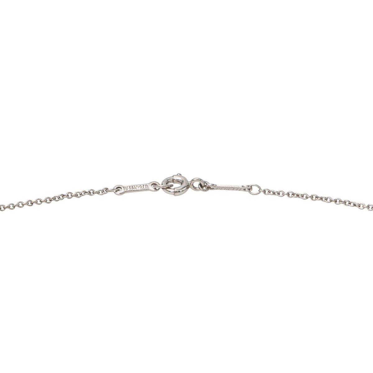 Collier Tiffany & Co Coeur Open heart Platine Diamant - Castafiore