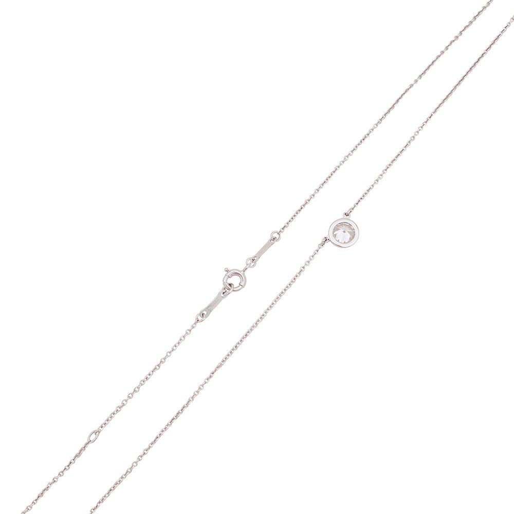 Collier TIFFANY & CO. x Elsa Peretti, "Diamonds by the Yards" en platine et diamant - Castafiore