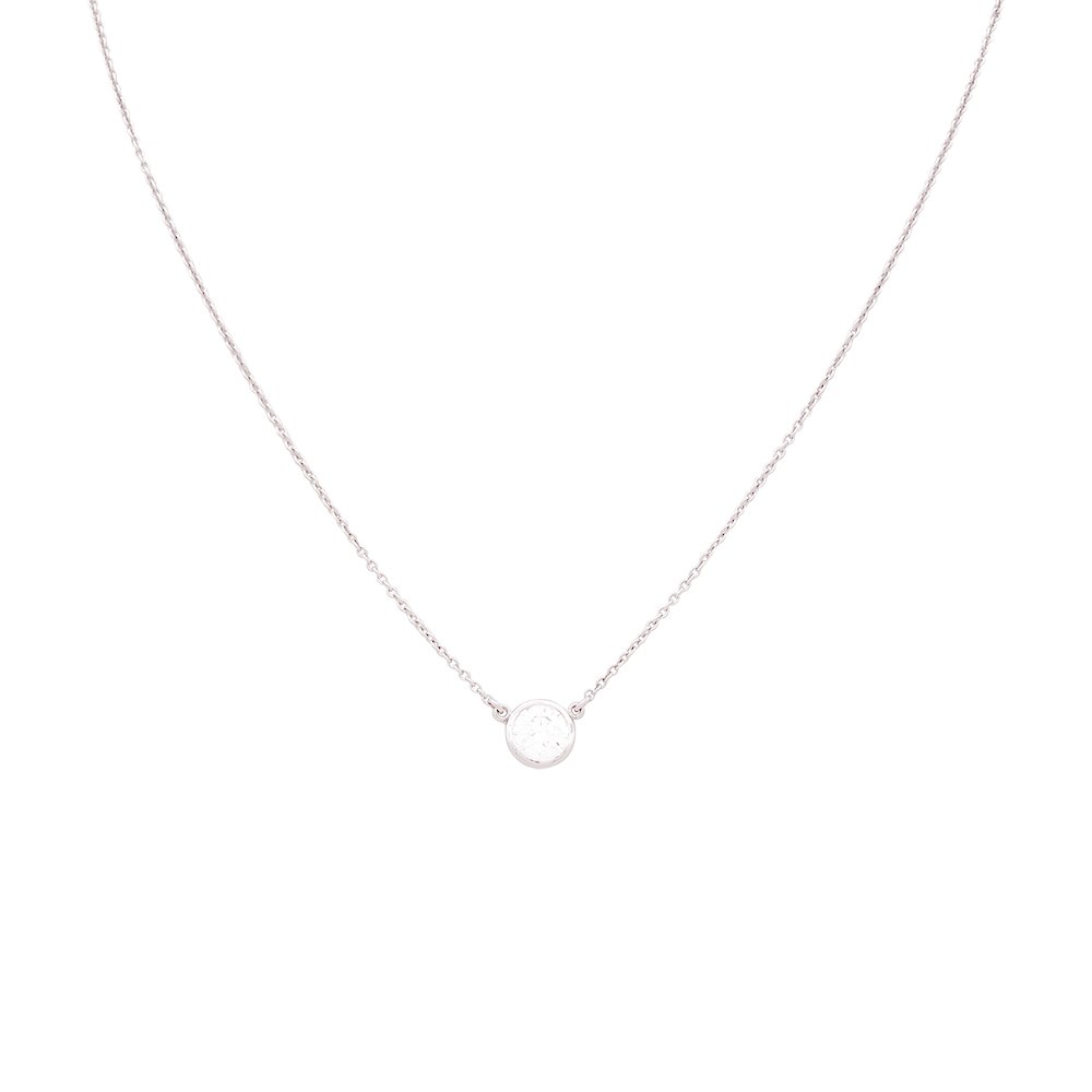 Collier TIFFANY & CO. x Elsa Peretti, "Diamonds by the Yards" en platine et diamant - Castafiore