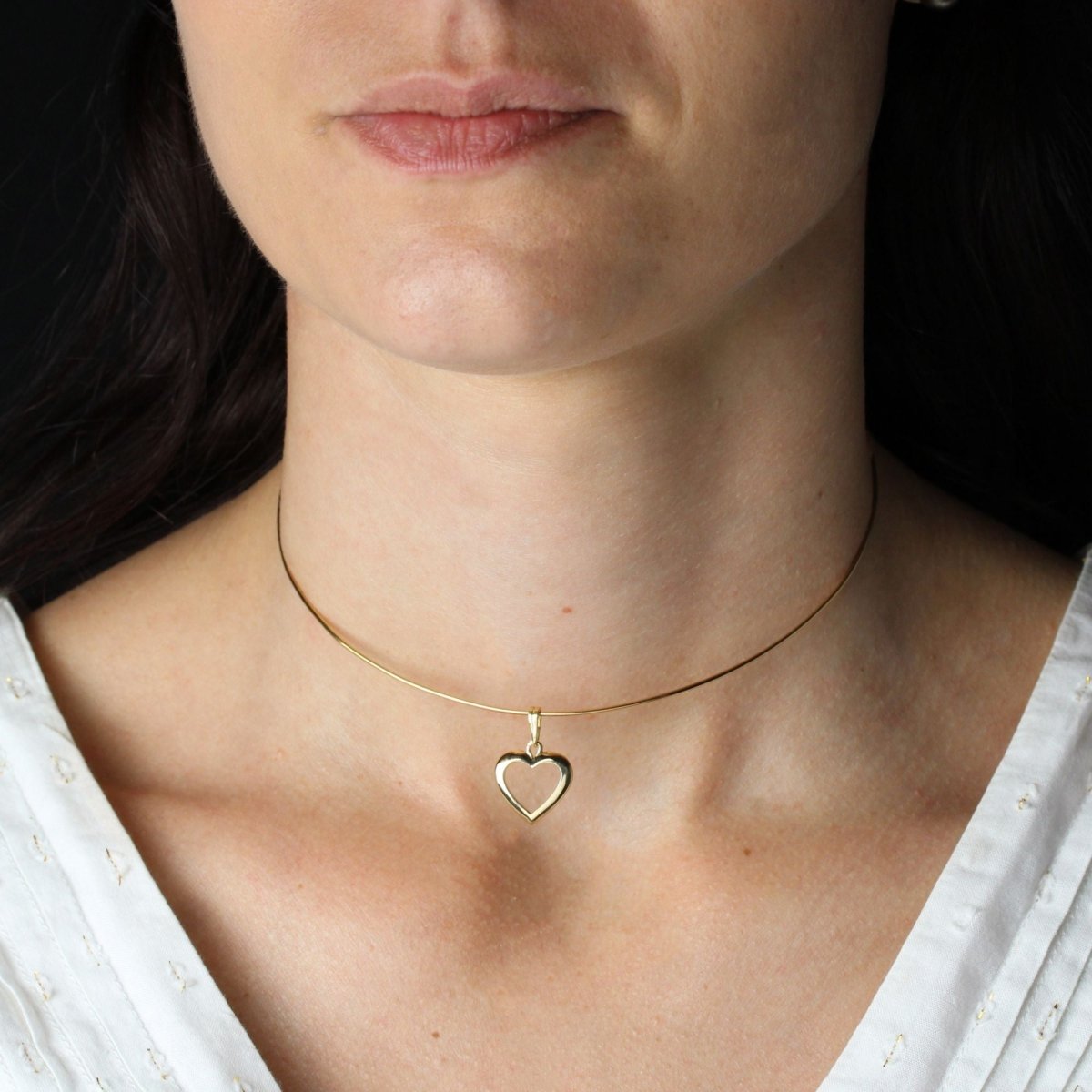 Collier torque en or jaune - Castafiore