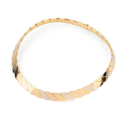 Collier Torque FRED en or jaune, or blanc, or rose - Castafiore