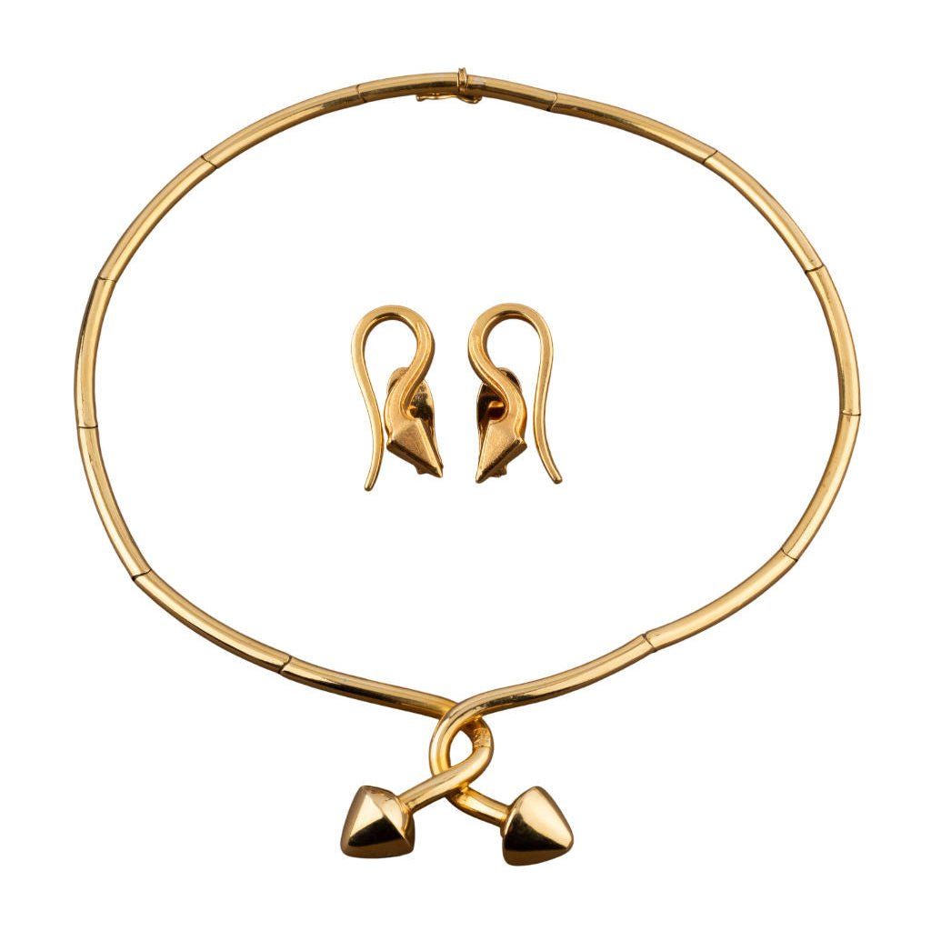 Collier Torque LALAOUNIS en or jaune - Castafiore
