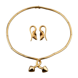 Collier Torque LALAOUNIS en or jaune - Castafiore