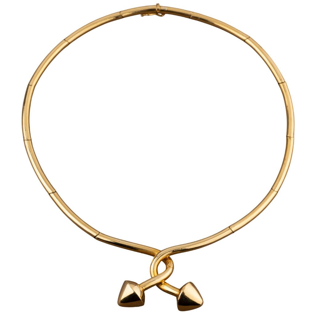 Collier Torque LALAOUNIS en or jaune - Castafiore