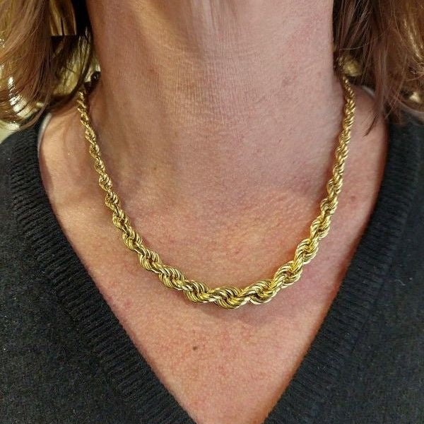 Collier torsadé en or jaune - Castafiore