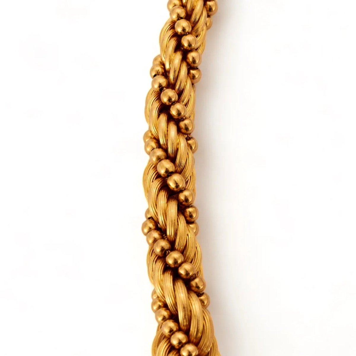 Collier torsadé en or jaune - Castafiore