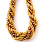 Collier torsadé en or jaune - Castafiore