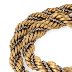Collier Torsadé en or jaune et blanc - Castafiore