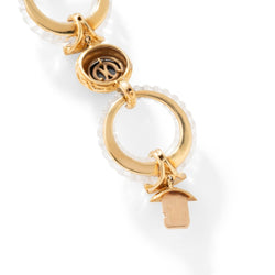 Collier transformable BOUCHERON en or jaune, onyx, cristal de roche et diamants - Castafiore