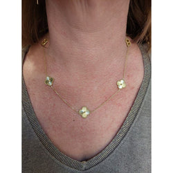 Collier trèfles en or jaune - Castafiore