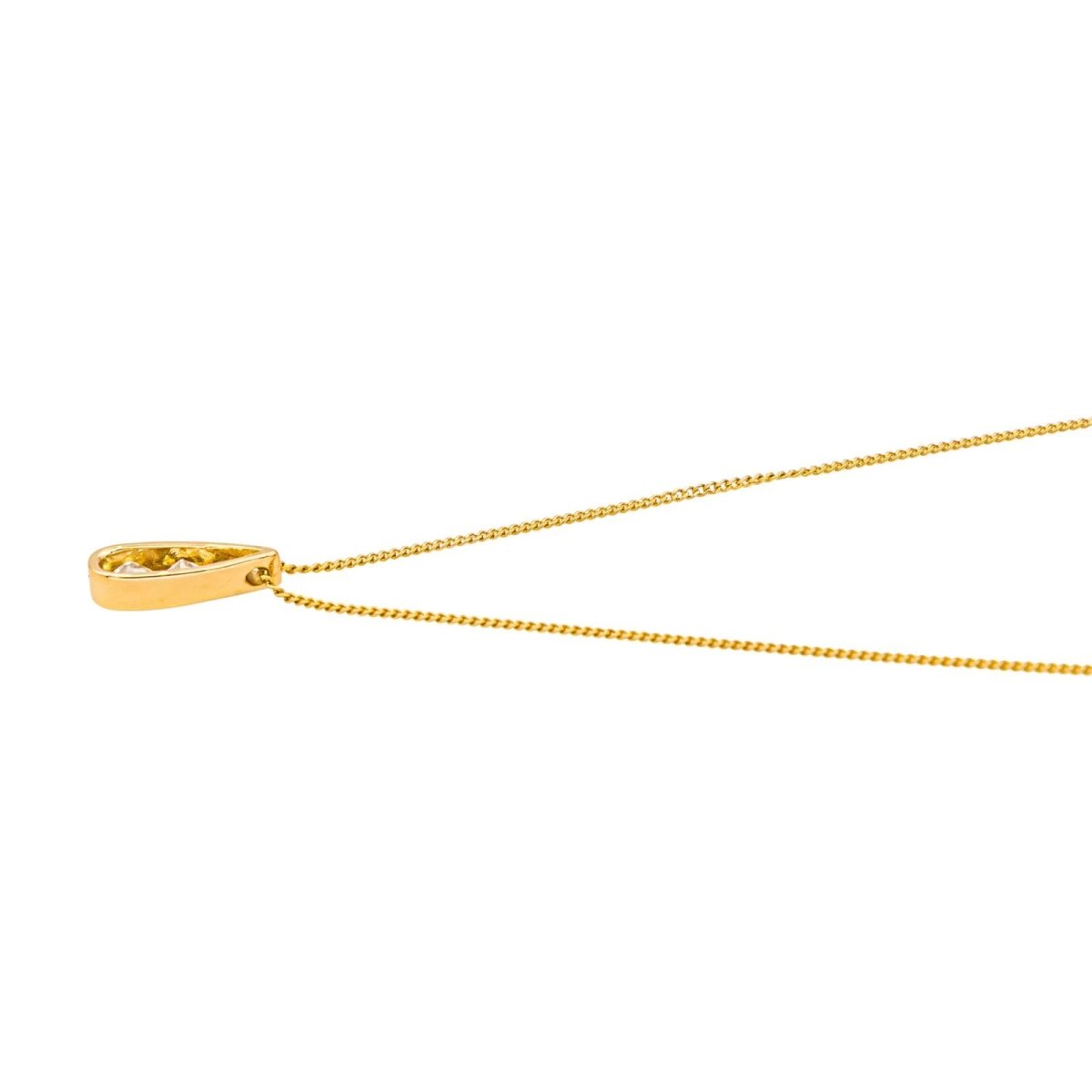 Collier Trilogie Or jaune Diamant - Castafiore