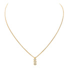 Collier trilogie Or jaune Diamant - Castafiore