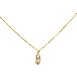 Collier Trilogie Or jaune Diamant - Castafiore