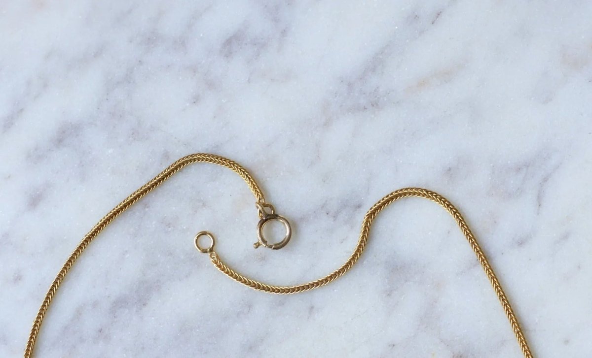 Collier trois ors négligé pompons - Castafiore