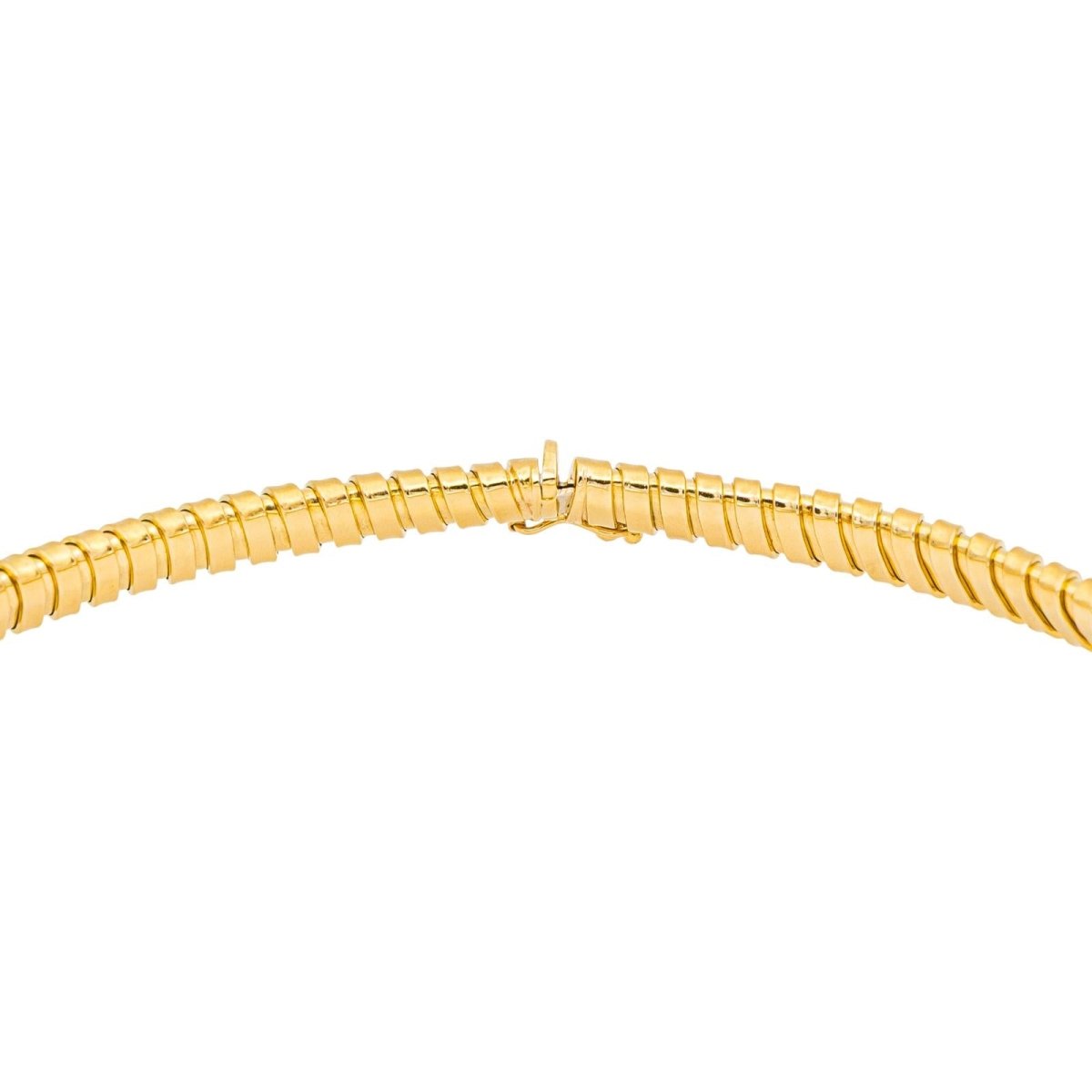 Collier Tubogas en or jaune - Castafiore