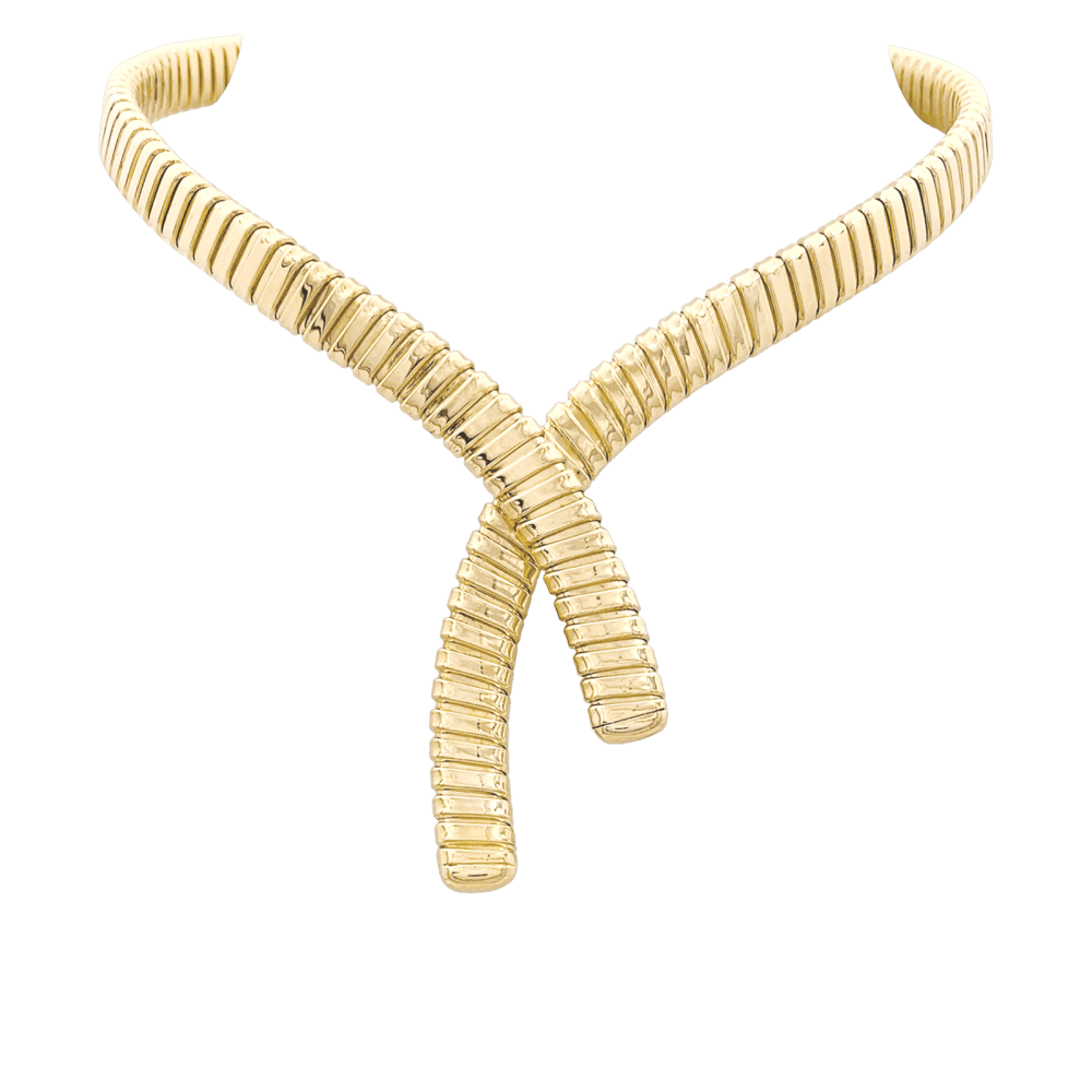 Collier Tubogas en or jaune - Castafiore