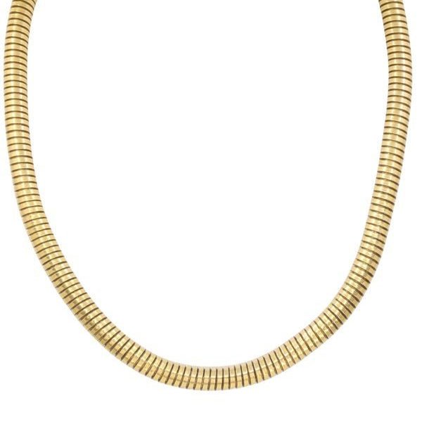 Collier Tubogas en or jaune - Castafiore