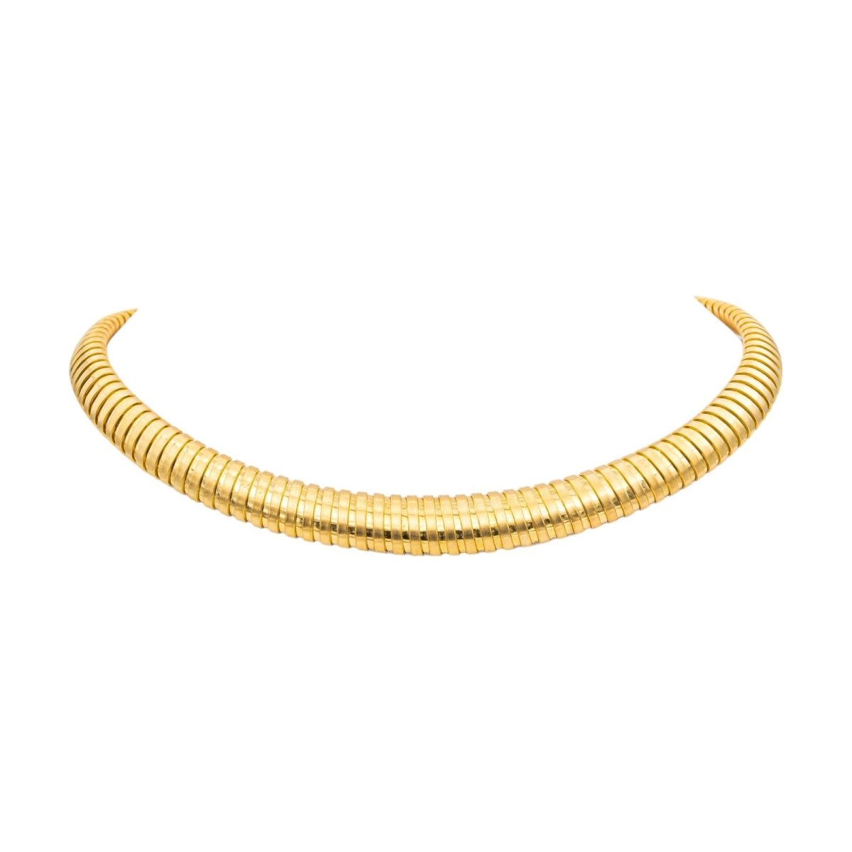 Collier Tubogas en or jaune - Castafiore