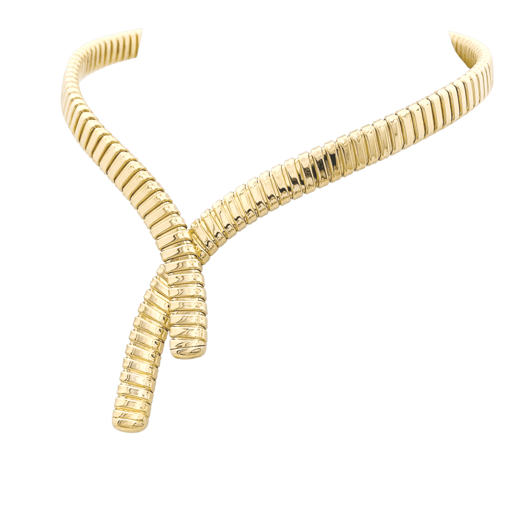 Collier Tubogas en or jaune - Castafiore