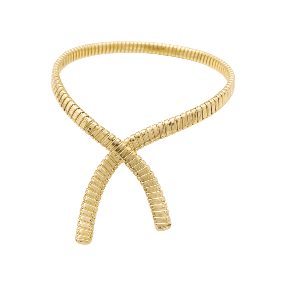 Collier Tubogas en or jaune - Castafiore