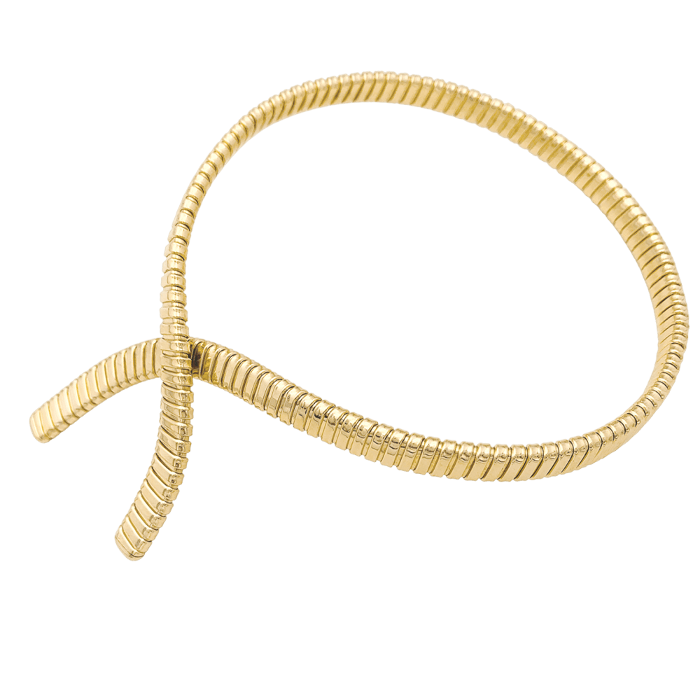 Collier Tubogas en or jaune - Castafiore