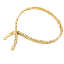 Collier Tubogas en or jaune - Castafiore