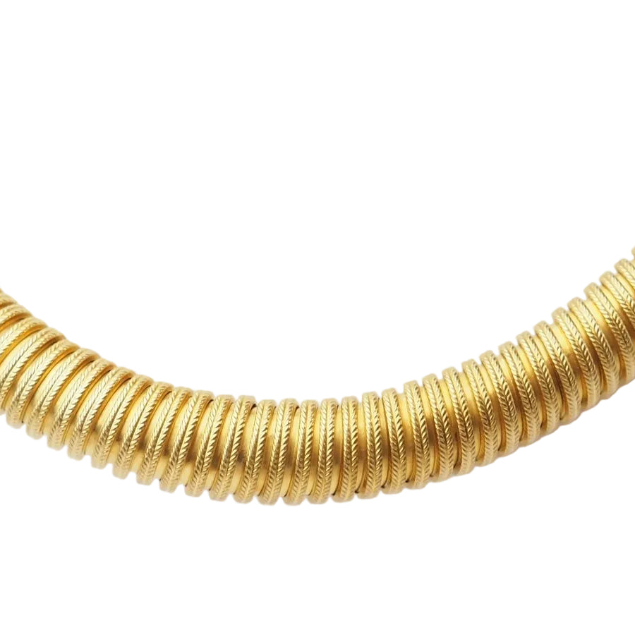 Collier Tubogas en or jaune - Castafiore