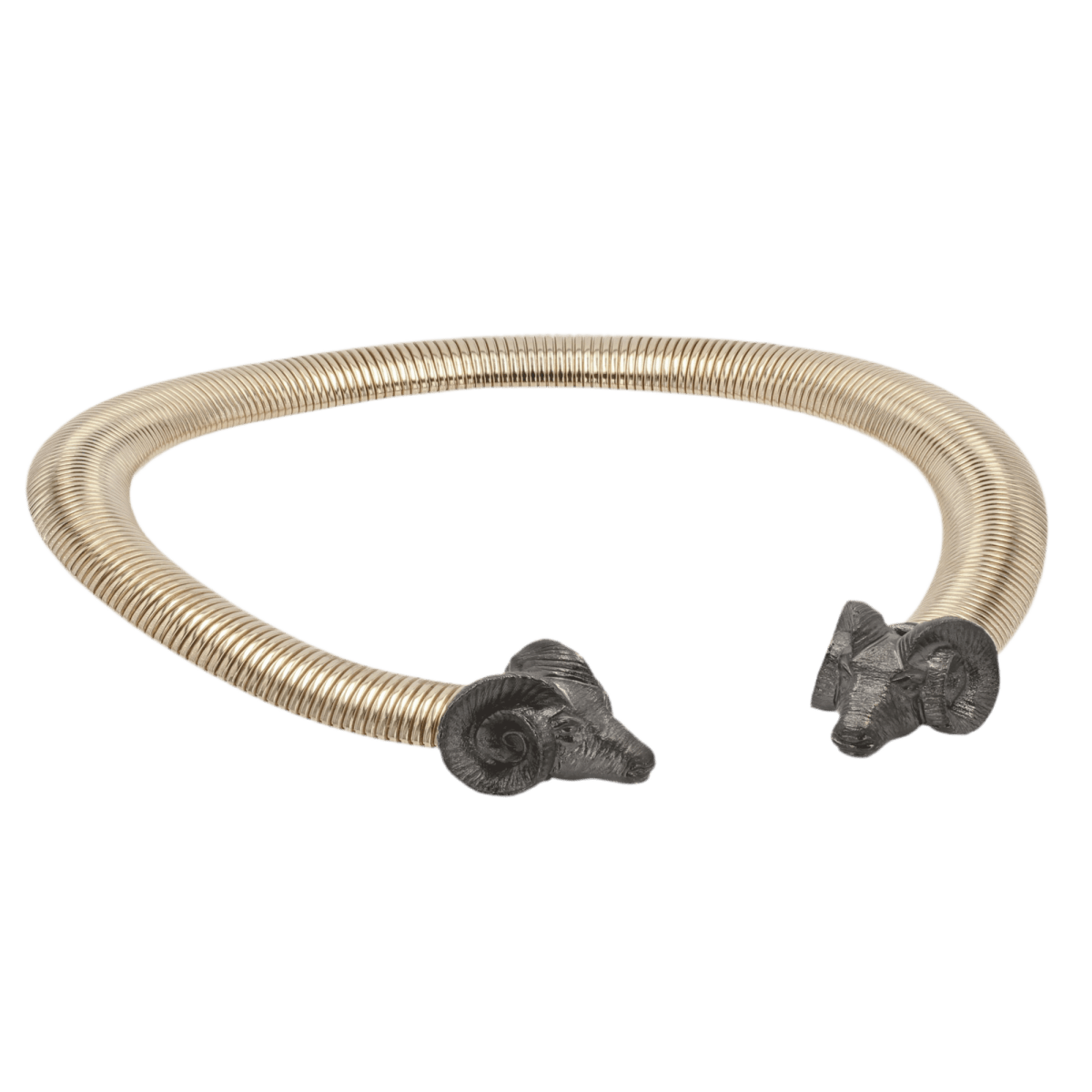 Collier Tubogas en or jaune et argent - Castafiore