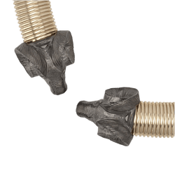 Collier Tubogas en or jaune et argent - Castafiore