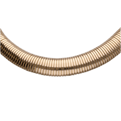 Collier Tubogas en or rose - Castafiore