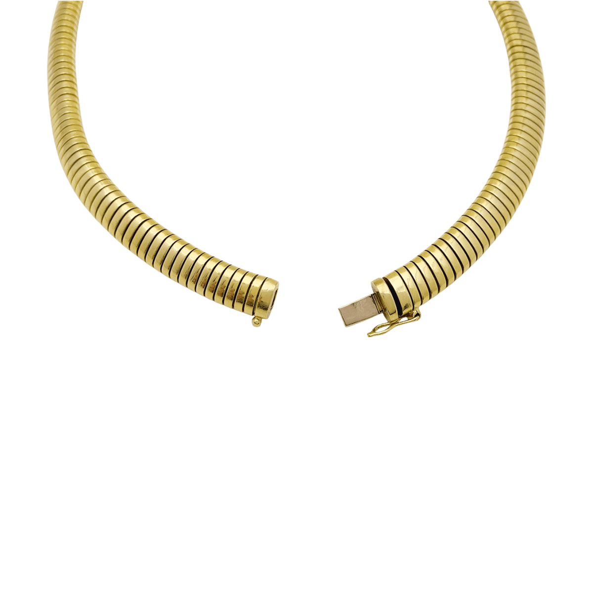 Collier, "Tubogas", or jaune. - Castafiore