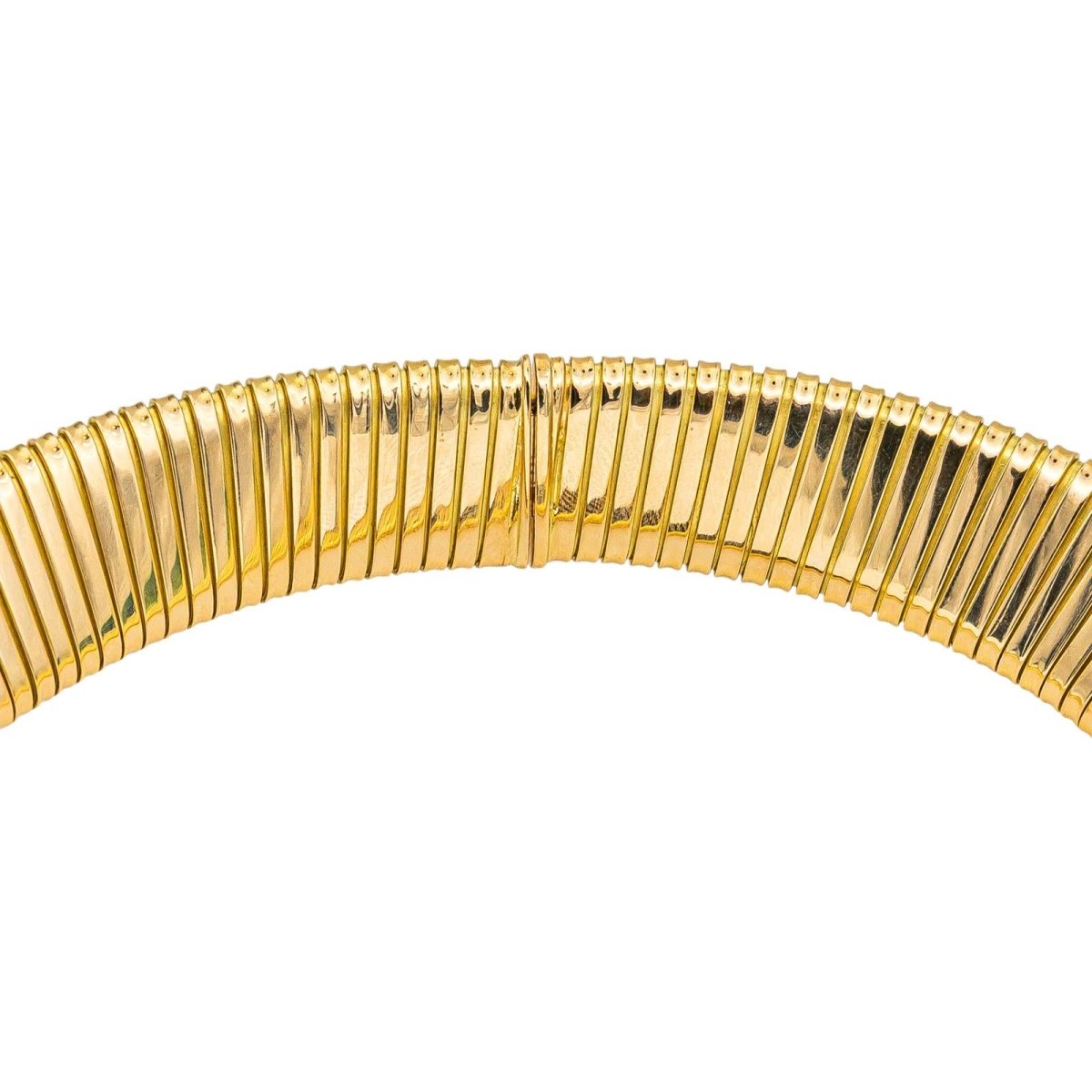 Weingrill Necklace  Tubogas Yellow gold diamond