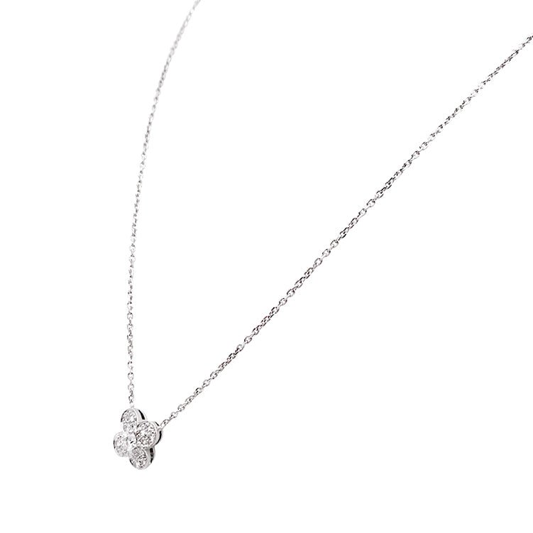 Collier Van Cleef & Arpels, or blanc, diamants - Castafiore